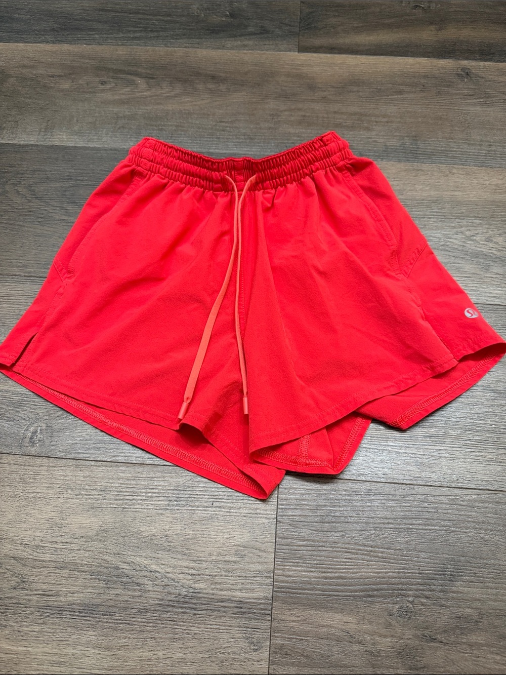 lululemon athletica Women's Red Athletic Running Shorts